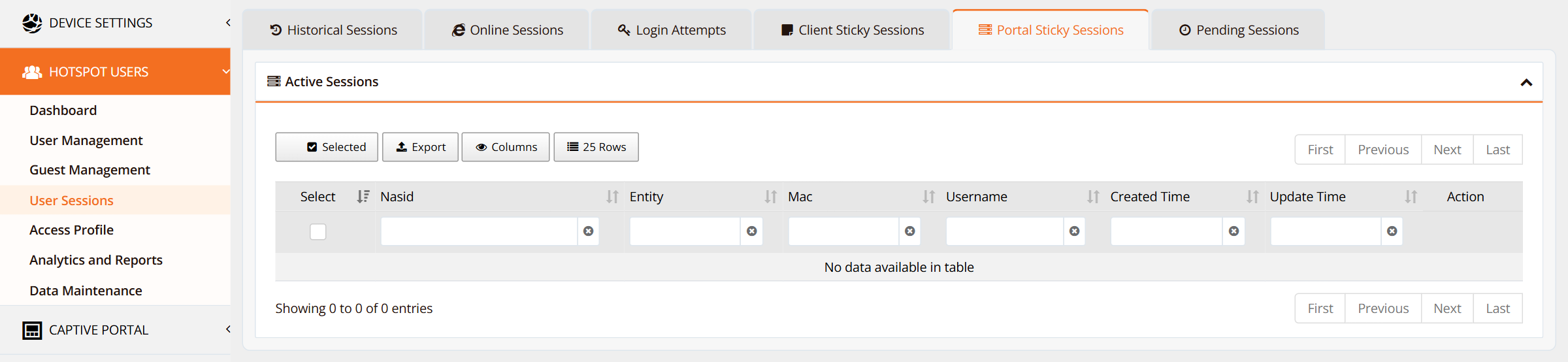 Portal Sticky Sessions